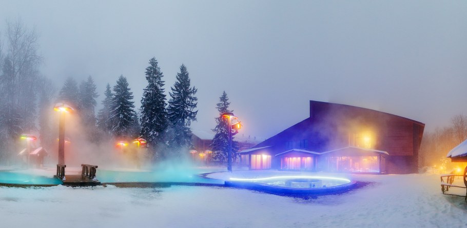 Уличный бассейн с подогревом