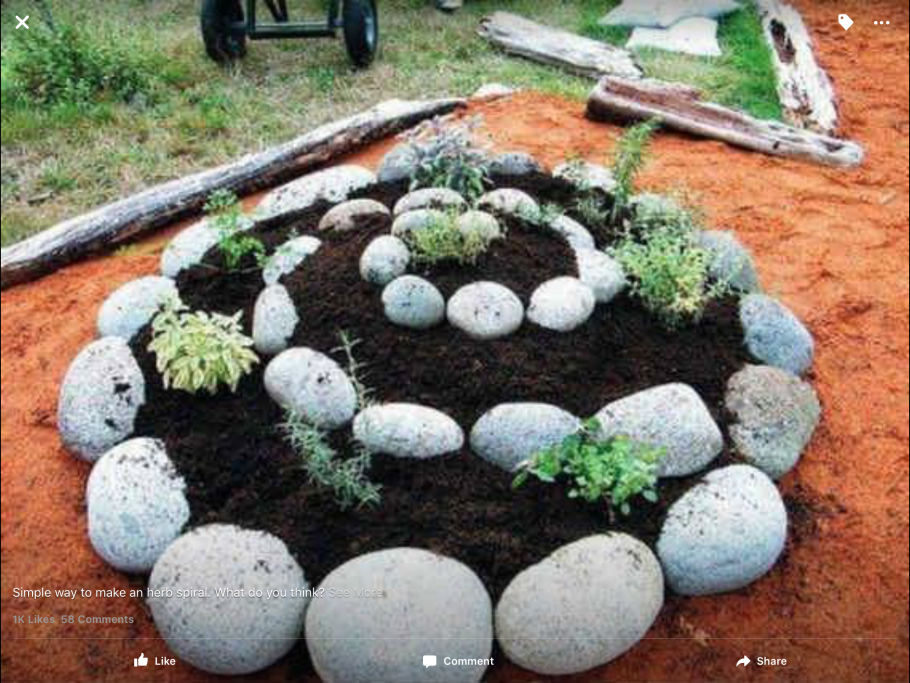 Декор из камней для сада