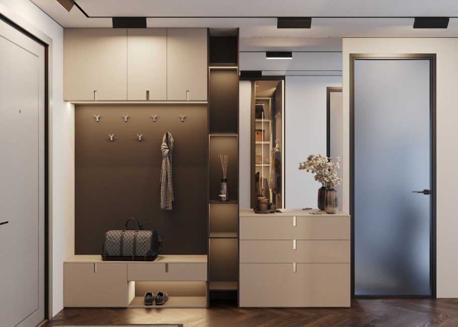 Открытая прихожая