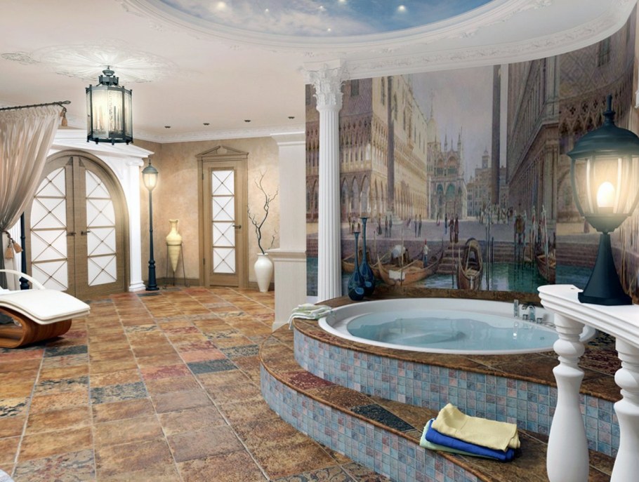 Ванна в венецианском стиле