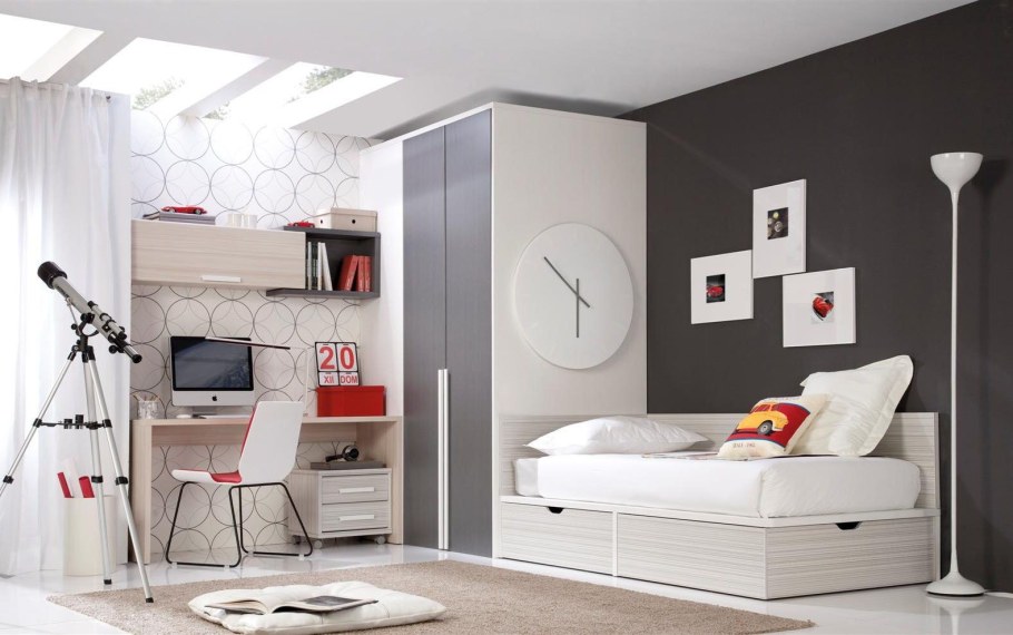 Мебель для подростка в современном стиле для девочек