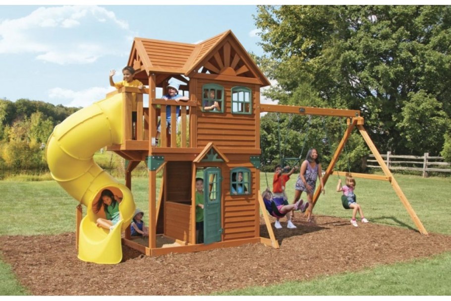 Детская игровая площадка Solowave Design Кедровый замок
