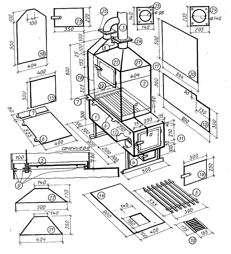 Печь Колибри Башпечи