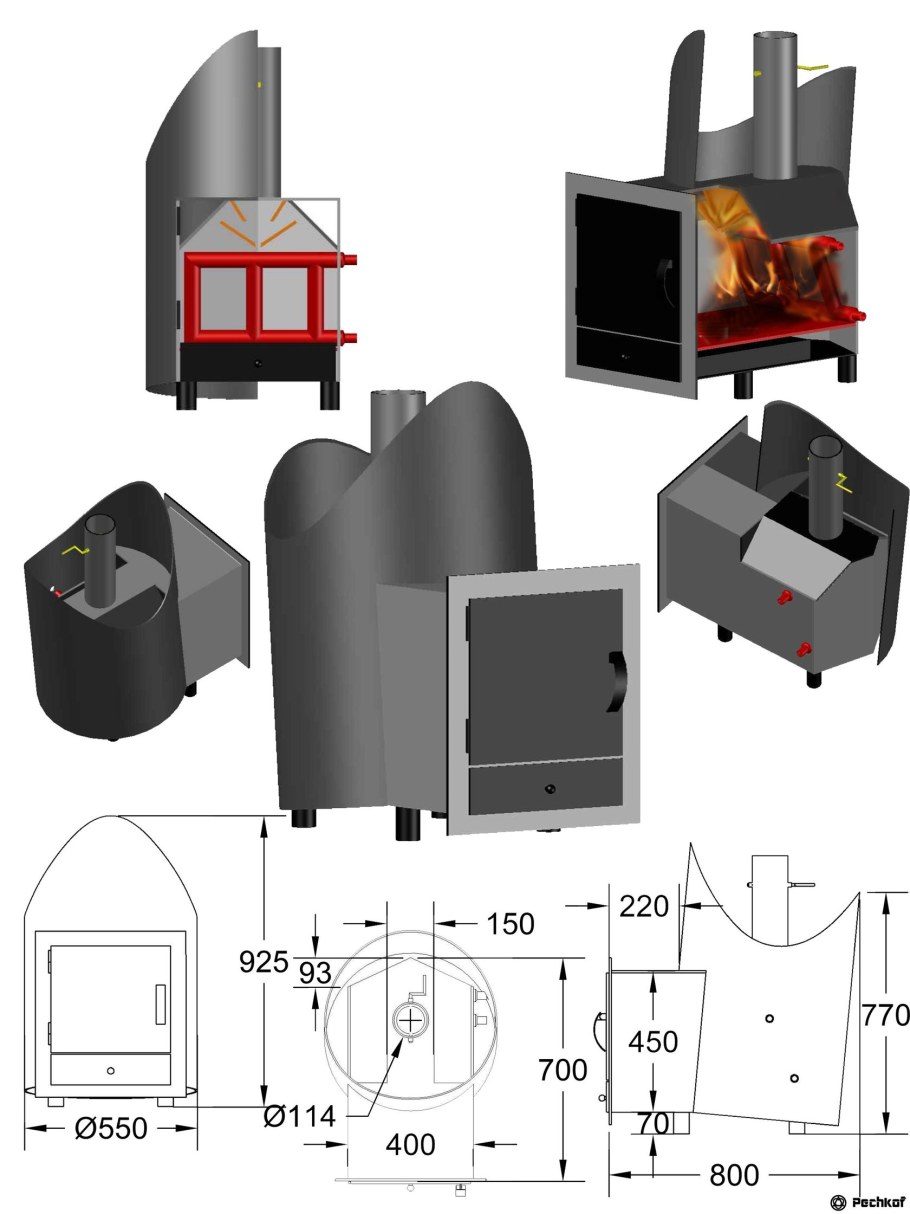 Печь для бани тройка 06 чертежи