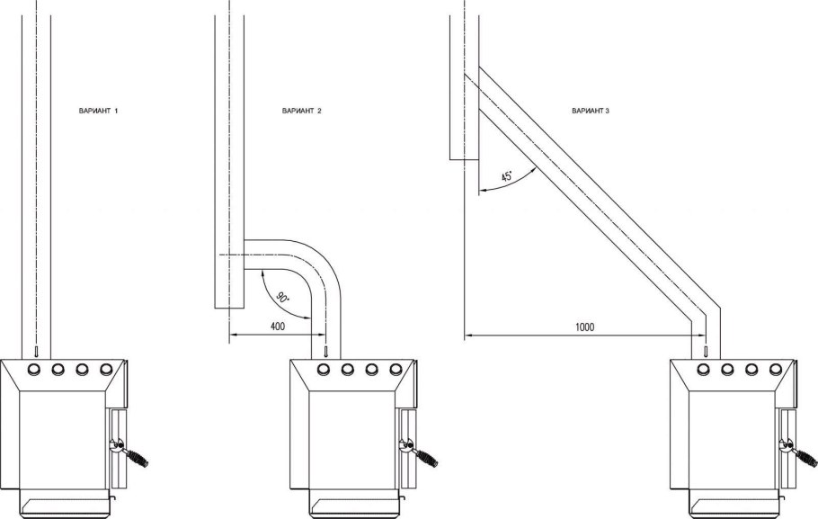 Банная печь Гефест схема
