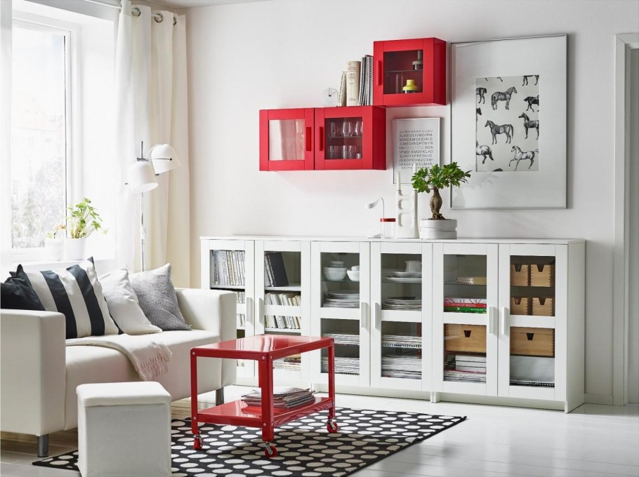 Белая мебель икеа для гостиной икеа