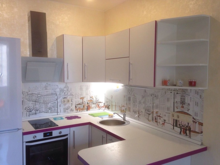 Фартук для кухни из пластика