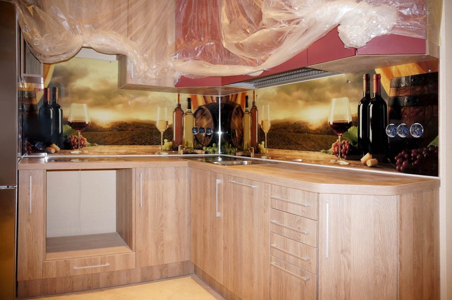 Панели для кухни фартук Леруа Мерлен