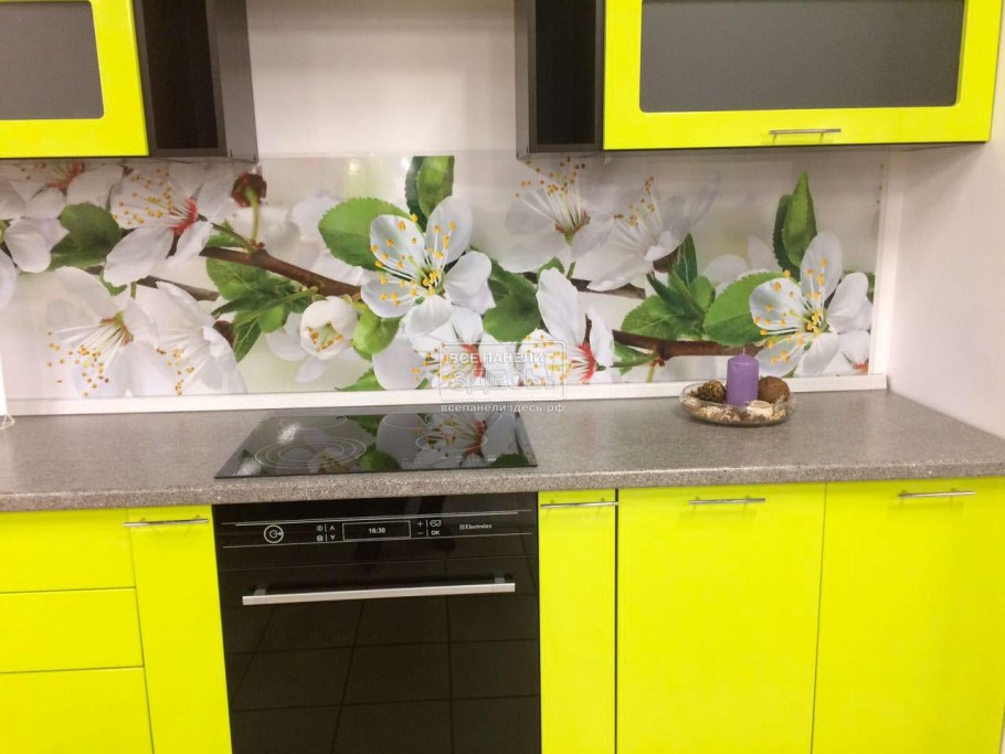 Фартук для кухни нарциссы