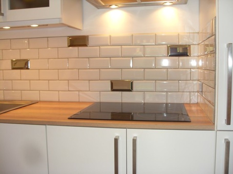 Фартук для кухни из плитки Леруа