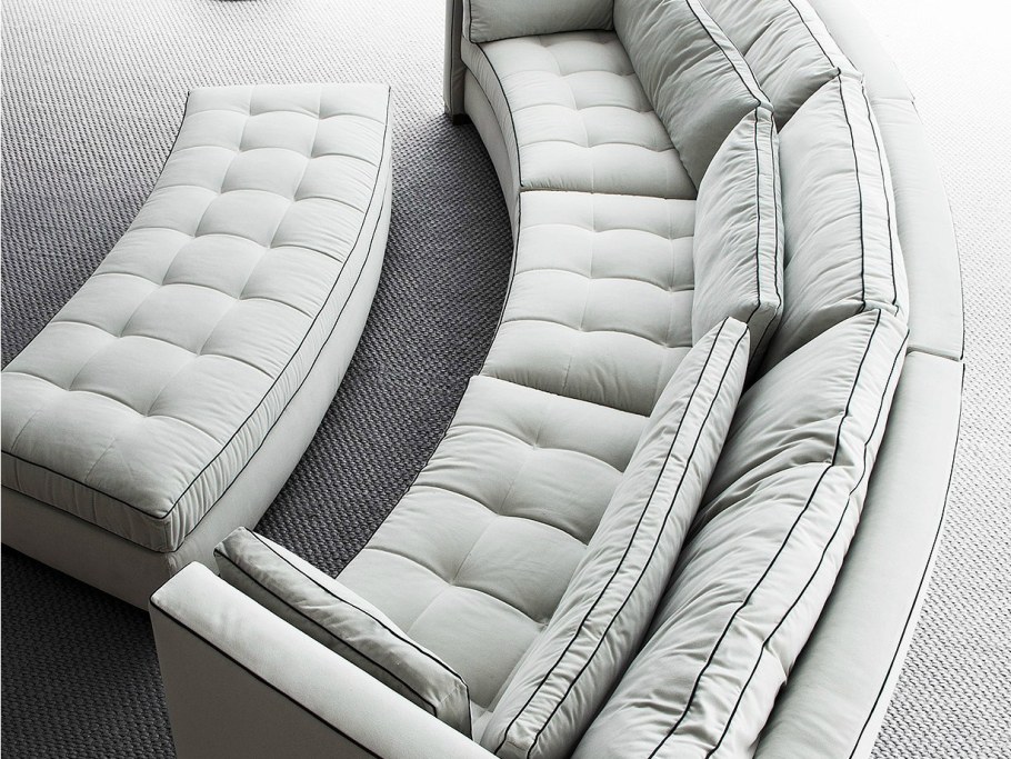 Дизайнерский овальный диван модульный