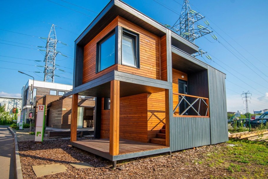 Выставка домов Котельники белая дача