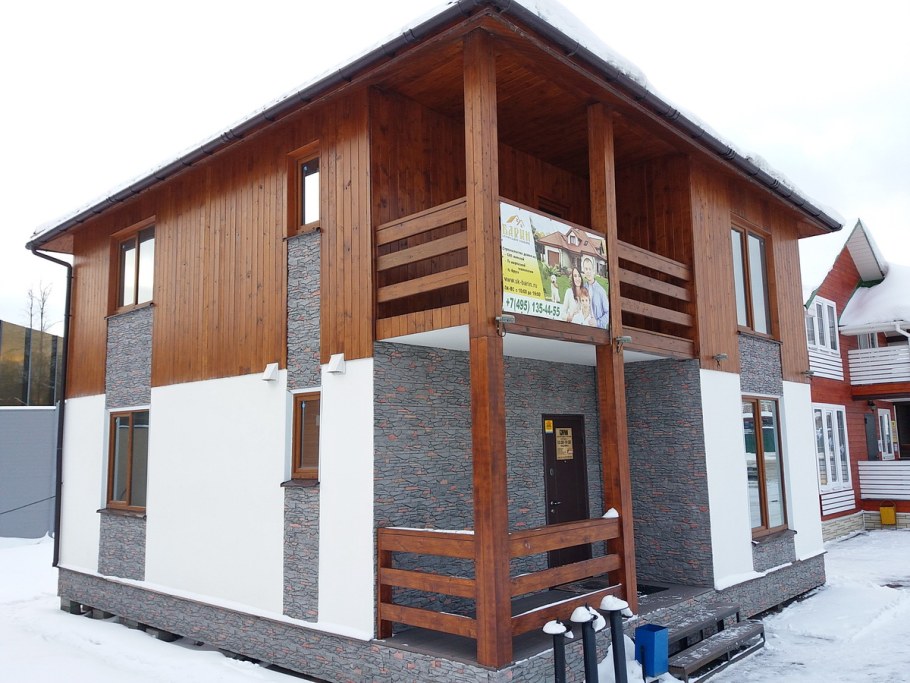 Выставка домов 65 км МКАД Синдика