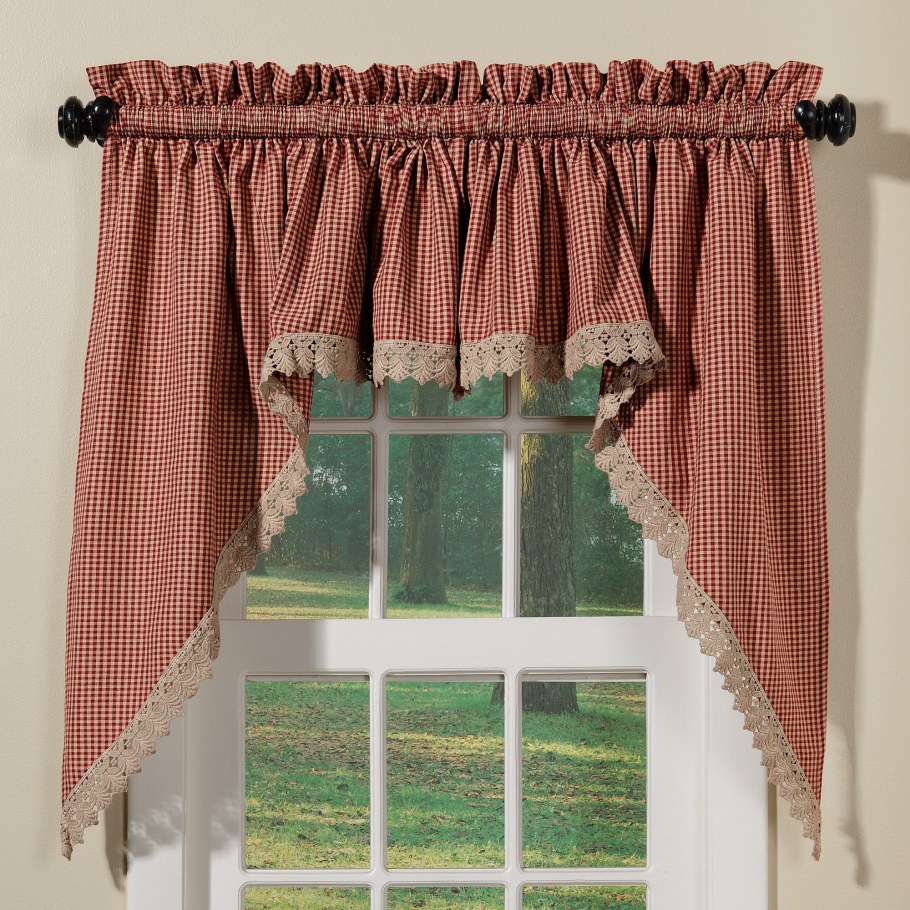 Занавески на кухню короткие