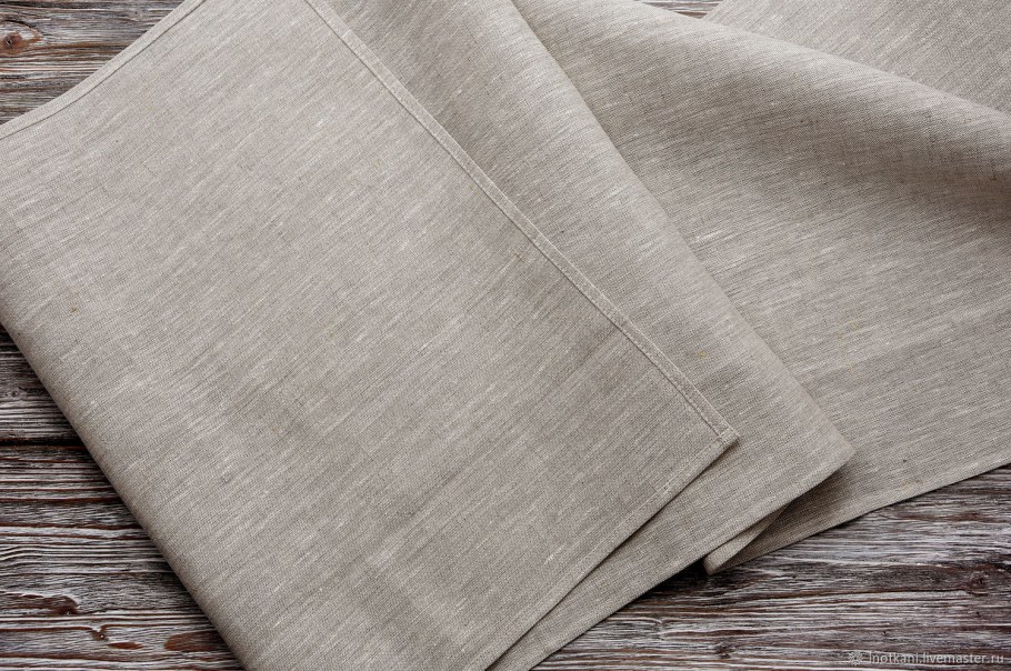 Лен 100% небеленый