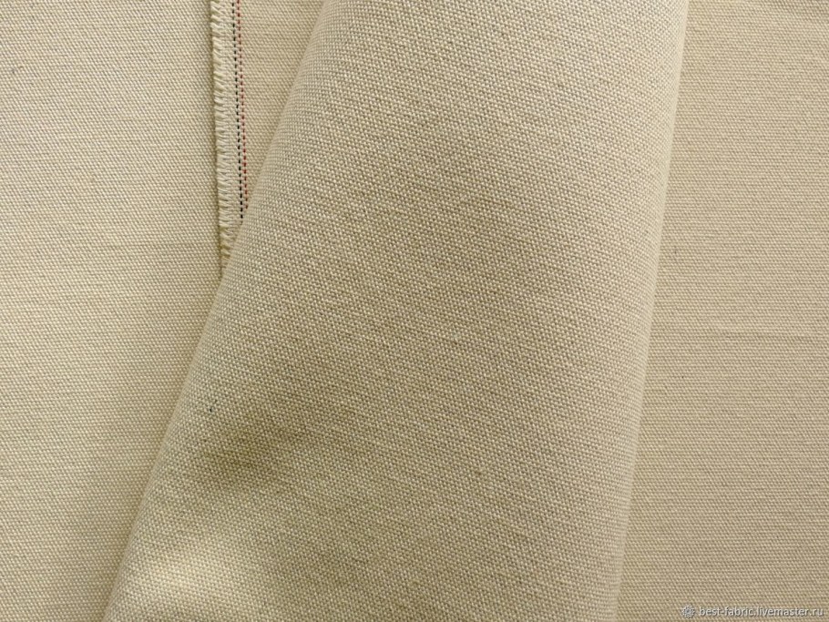 Лен ткань некрашеная