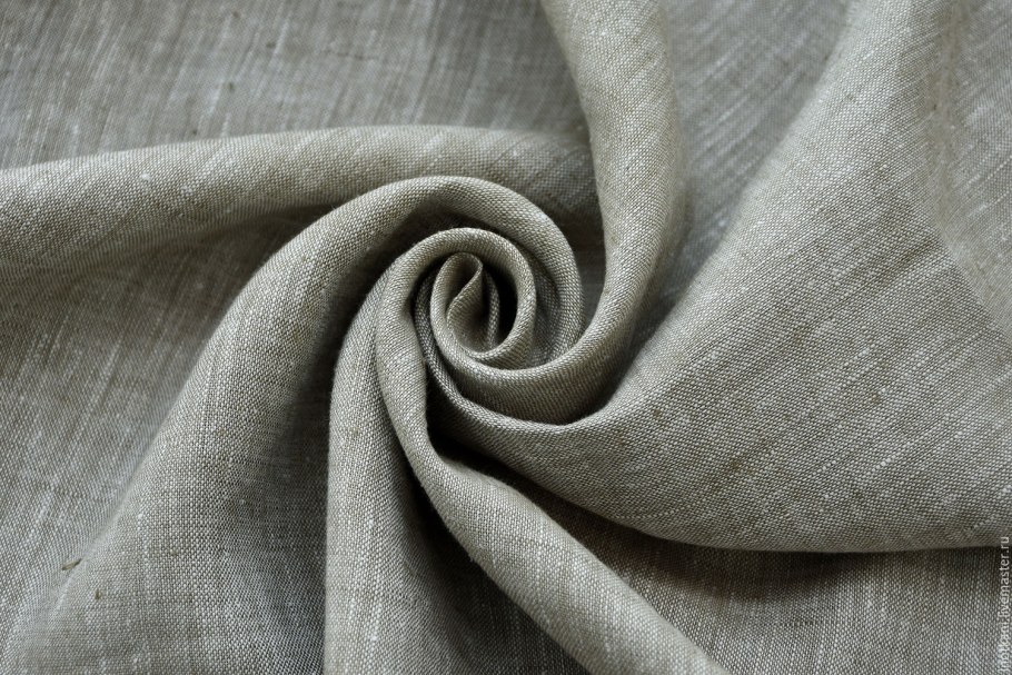 Лён небеленый ткань
