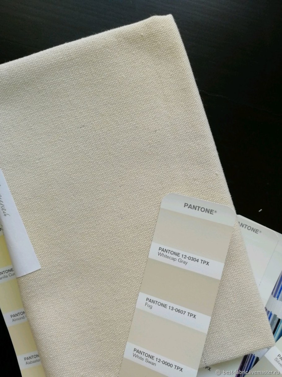 Льняная ткань небеленый лен