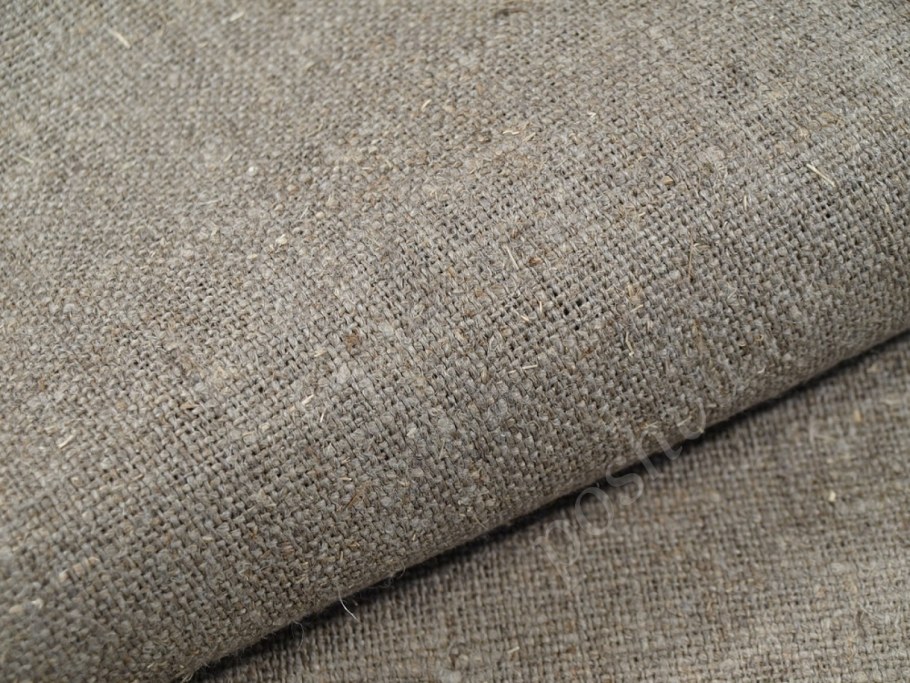 Лён небеленый ткань