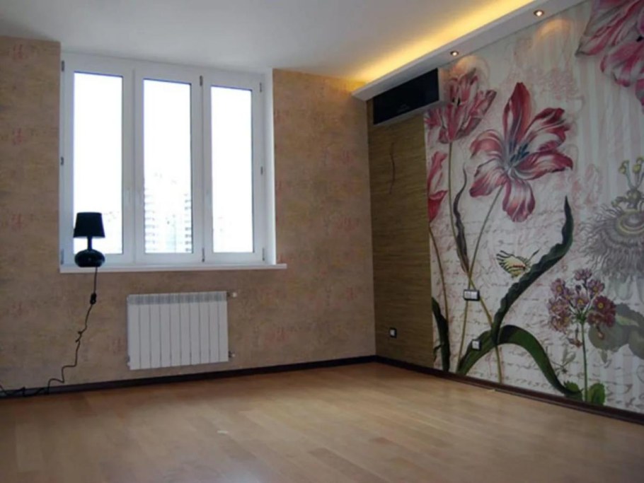 Недорогая отделка комнаты