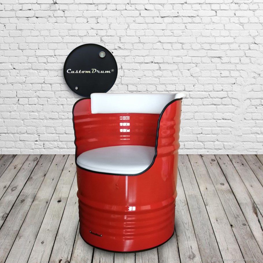 Стул из бочки