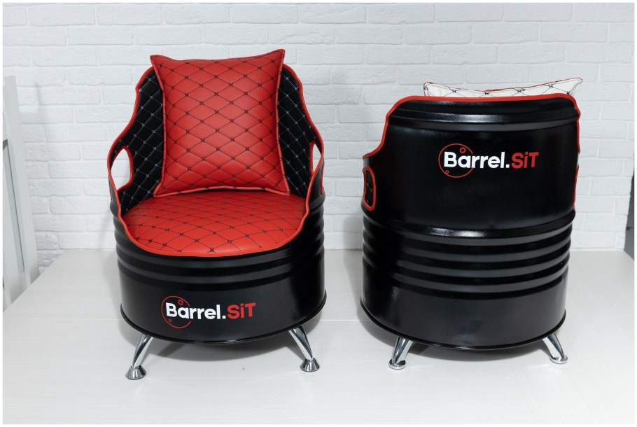 Кресла из бочек