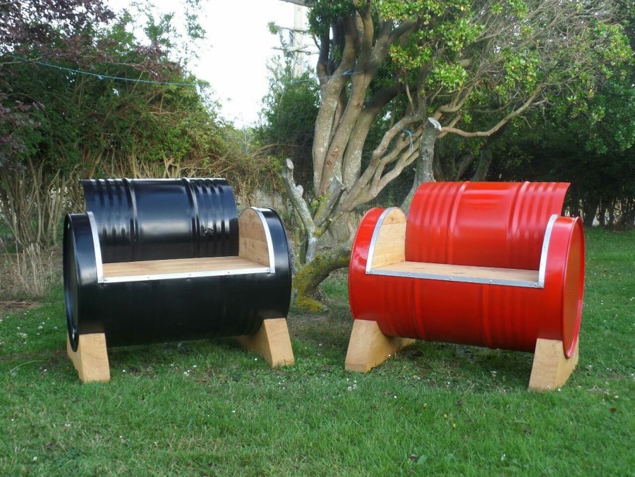 Изделия из бочек металлических