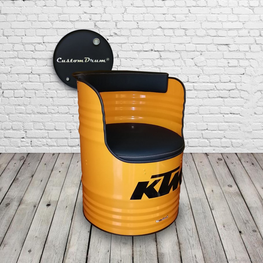 Стул из бочки