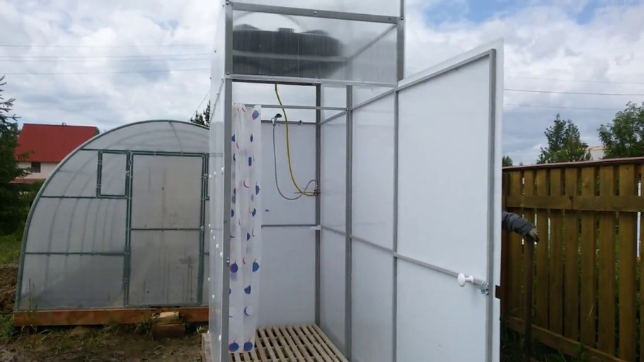 Каркас для душа из профильной трубы 40на40