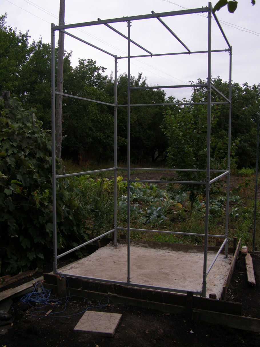 Каркас для дачного душа