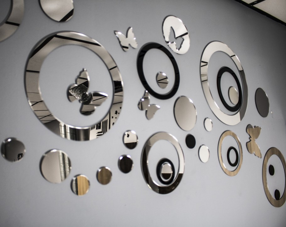 Декоративные элементы из зеркала