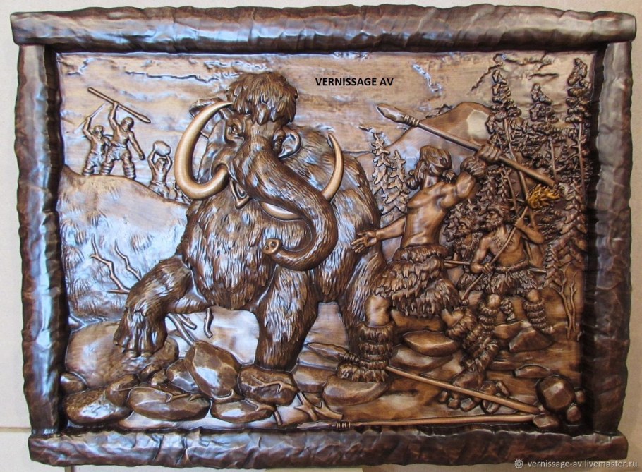 Горельефная резьба по дереву