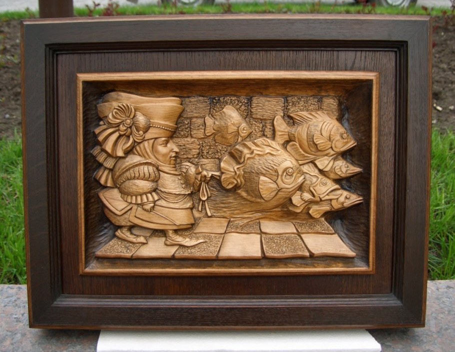 Резные картины