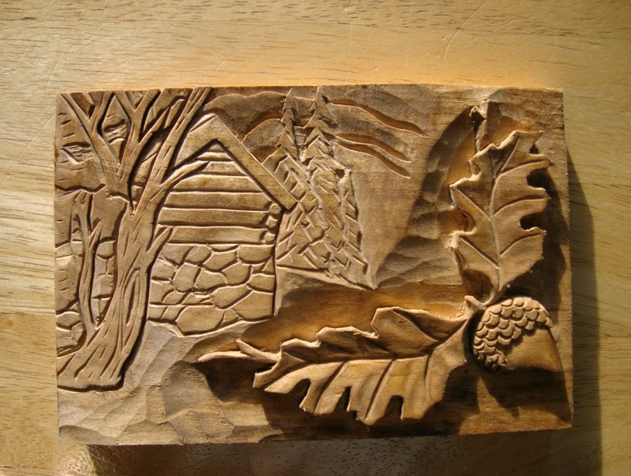 Горельефная резьба