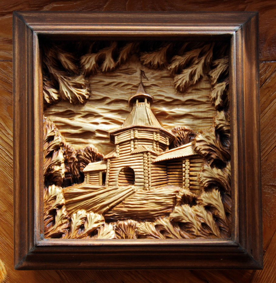 Резьба по дереву картины