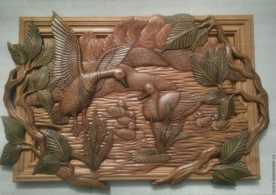 Беркут резьба по дереву