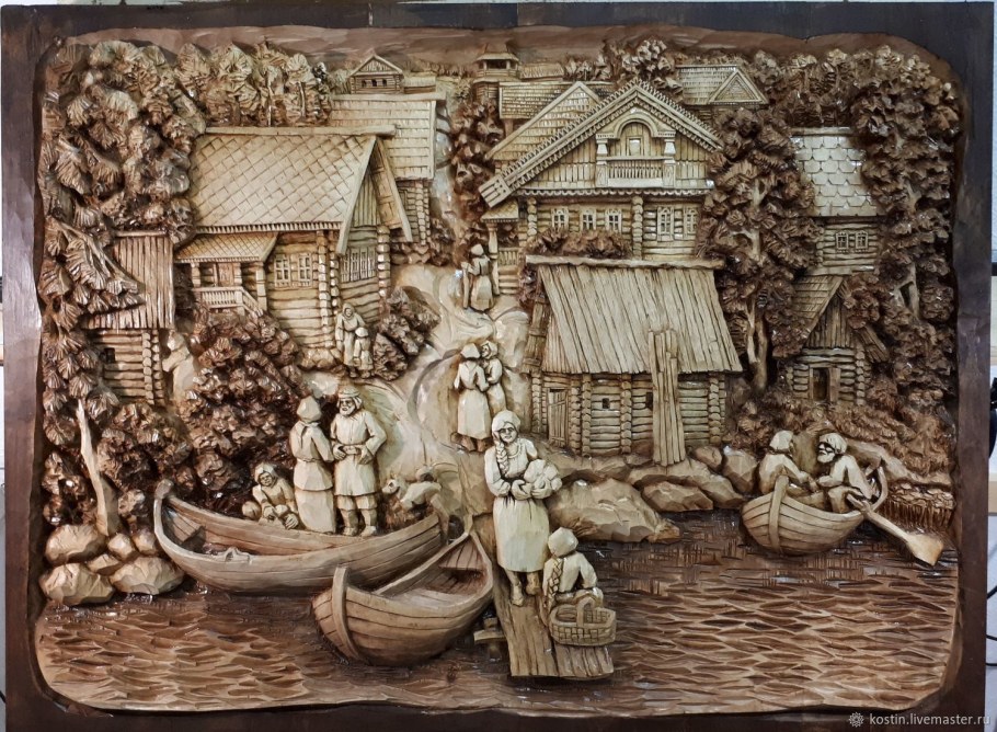 Панно резное 105361