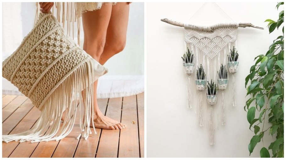 Декор из макраме