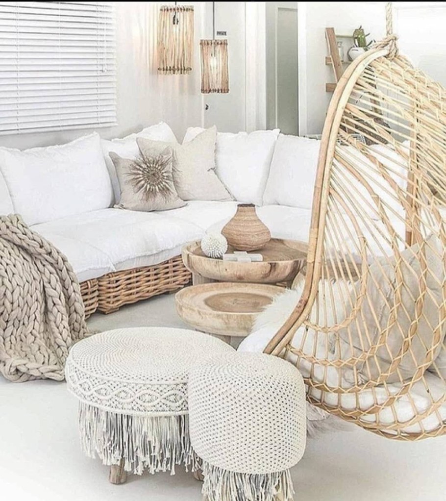 Кресло макраме в интерьере