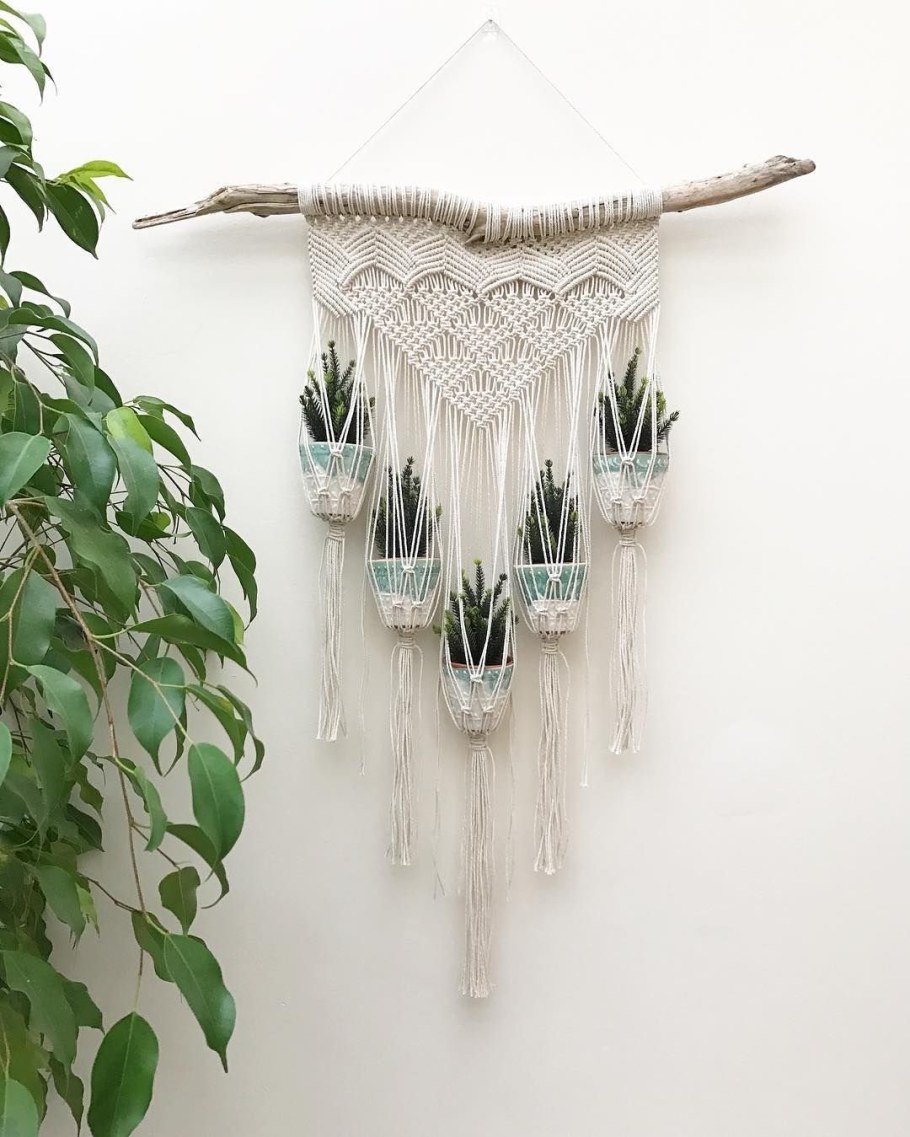 Макраме декор в интерьере