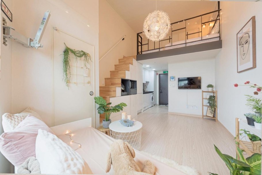 Двухъярусная квартира Корея