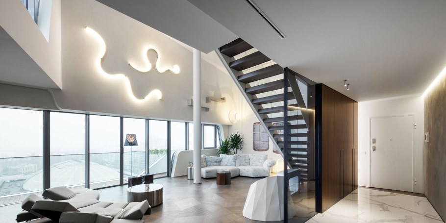 Заха Хадид интерьер пентхауса