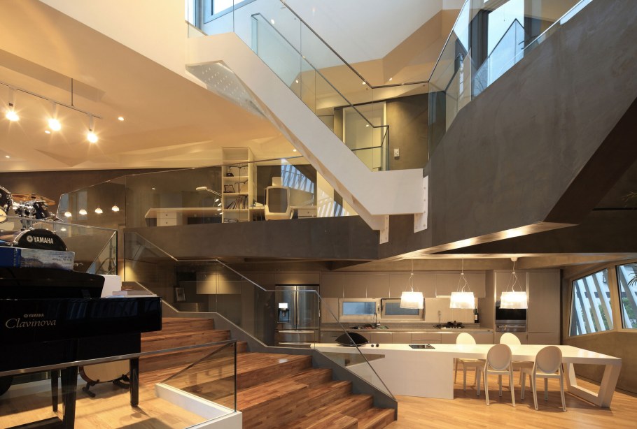 Корейский дом внутри современный