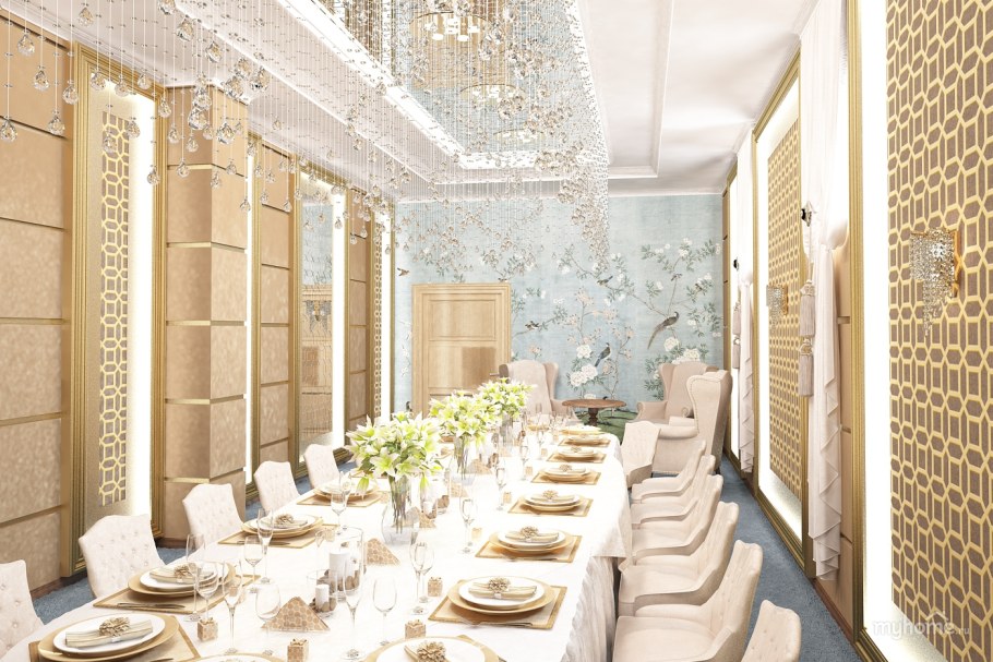 Интерьер зала в кафе