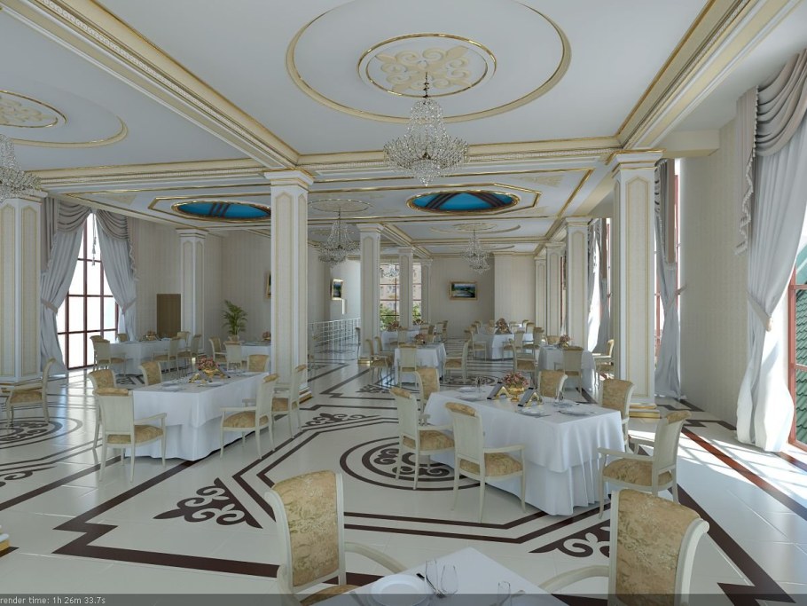 Интерьер балетного зала