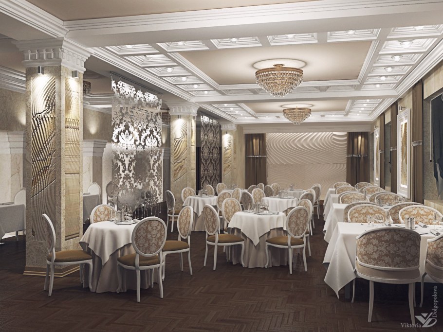 Банкетный зал в стиле Модерн
