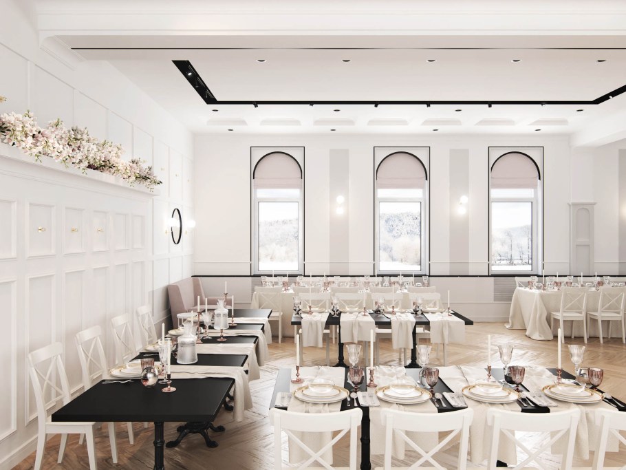 Стена банкетного зала