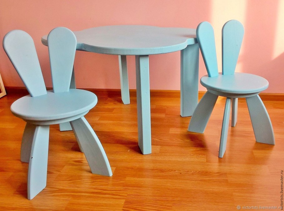 Детские столики со стульчиками