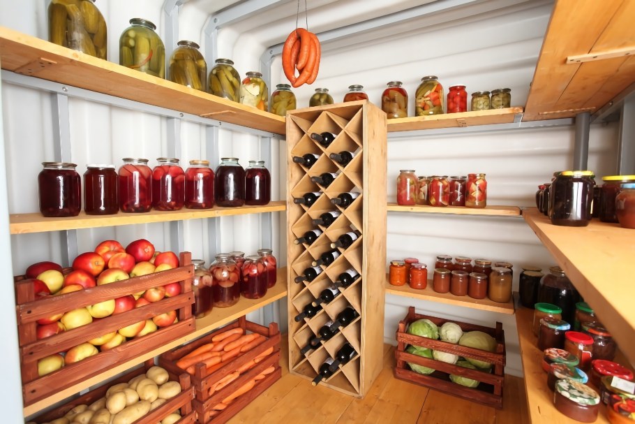 Подвал для хранения овощей