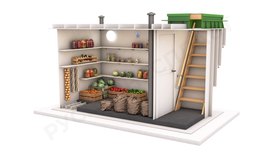 Погреб с консервацией